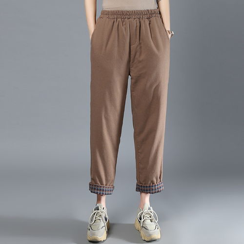 百搭高腰长裤 舒适透气中的时尚休闲新风尚