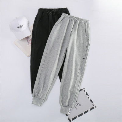 春秋新风尚 一件代发运动风束脚哈伦裤，诠释宽松BF休闲潮